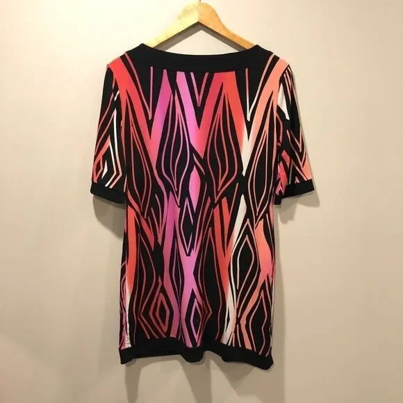 Style & Co. - Pink Patterned Keyhole Dress​​ - Picture 2 of 3